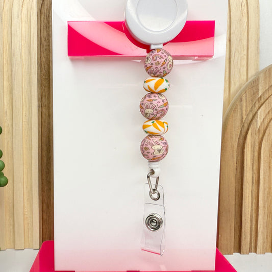Bunny Rainbows Badge Reel