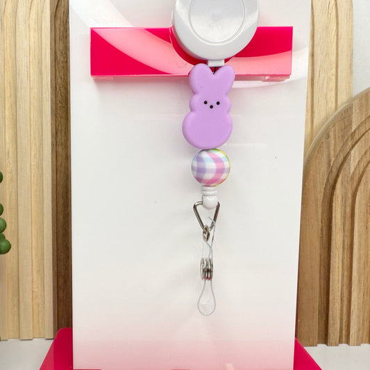Purple Peep Badge Reel