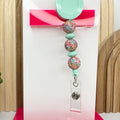 Floral Peeps Badge Reel