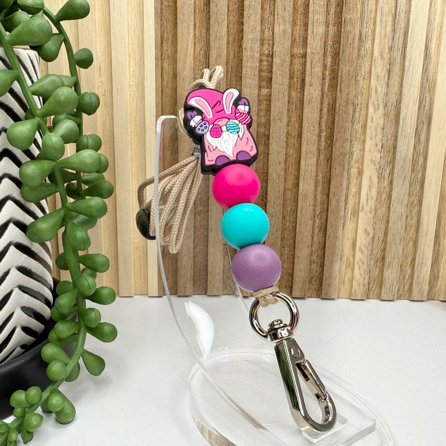 Easter Gnome Lanyard