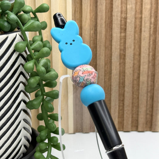 Blue Peeps Plastic Pen
