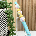 Spring Checkered Metal Pen
