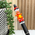 Orange Ball Dragon Plastic Pen