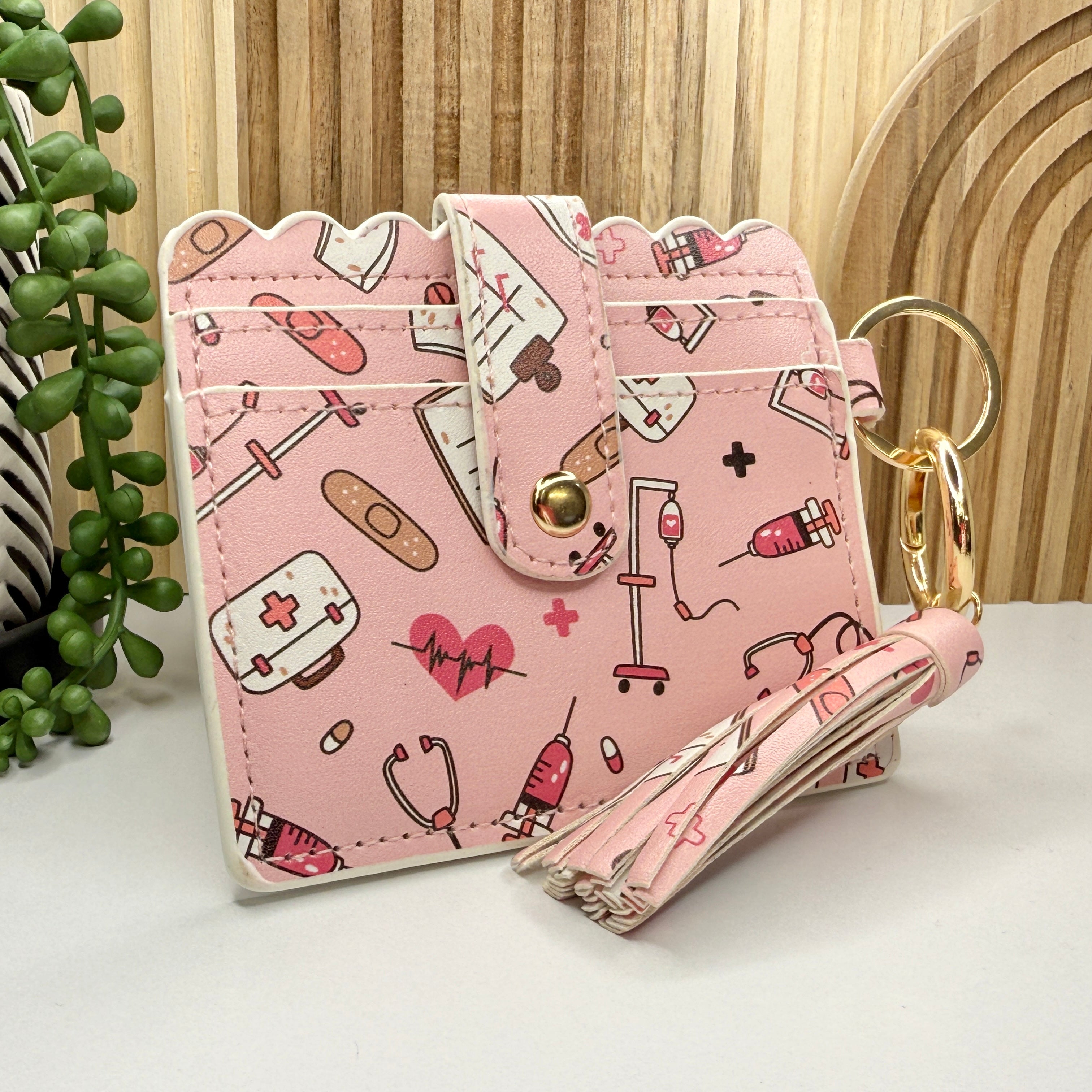 Pink Nurse Wallet w/Tassel