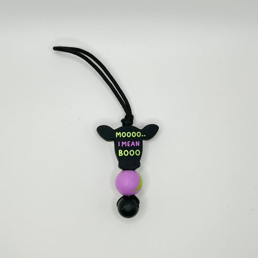 Moo Boo Zipper Charm