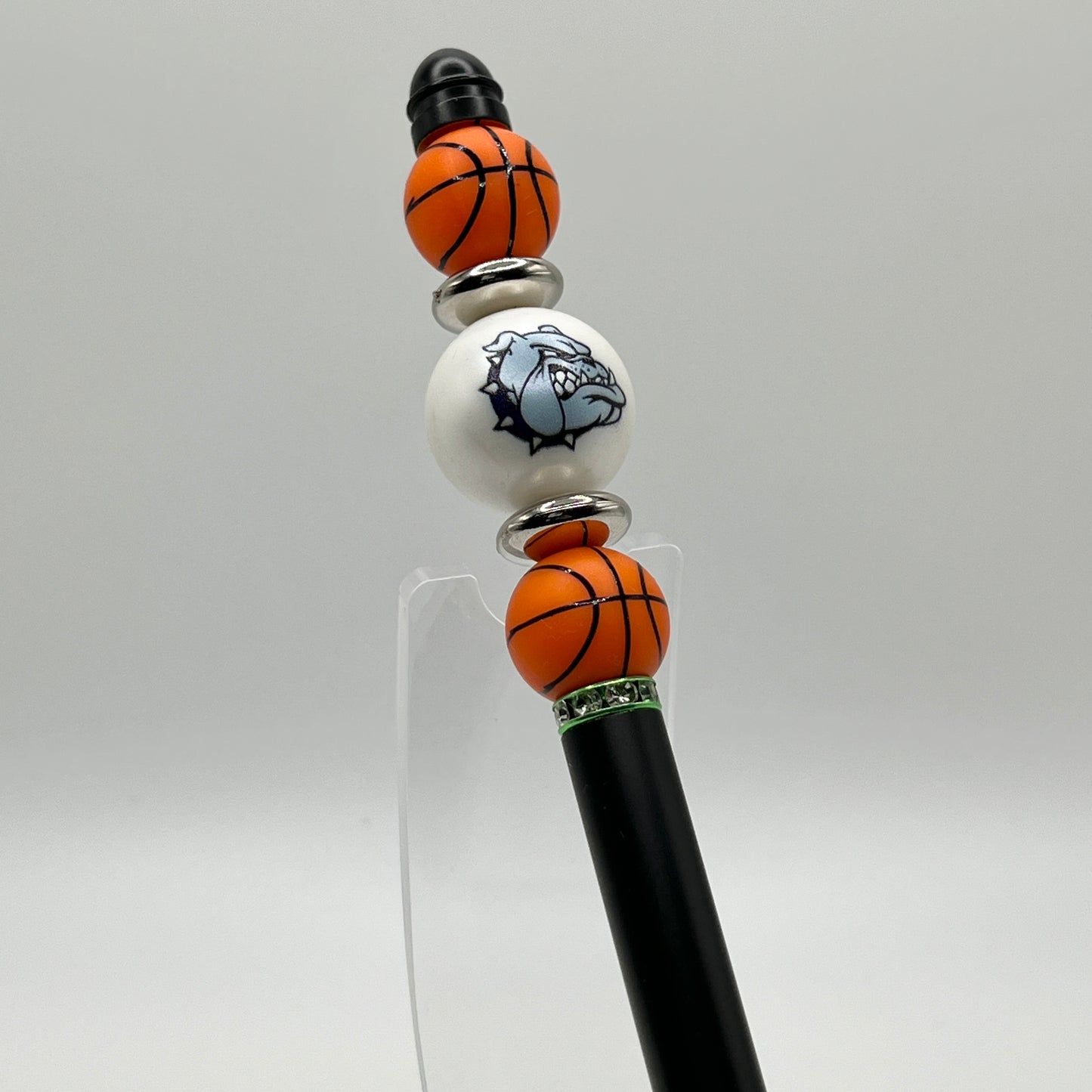 Bulldog Basketball Metal Pen