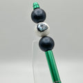 Black Crackle Bulldog Metal Pen