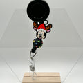 Mouse w/Antlers Badge Reel