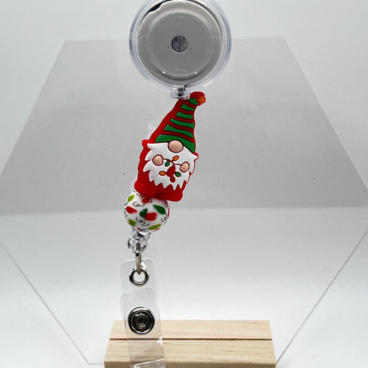 Gnome w/Lights Badge Reel