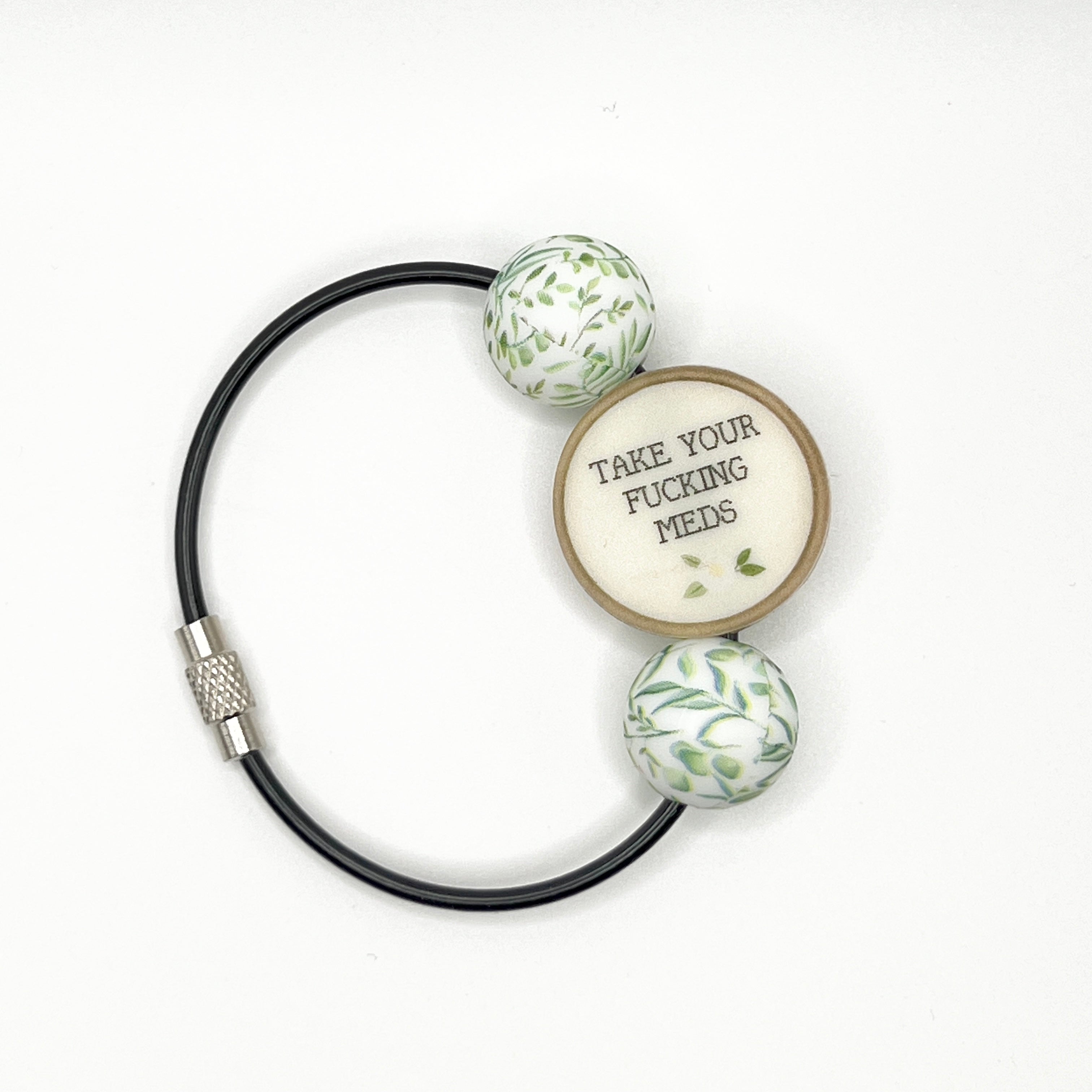 Take Your F***ING Meds Cup Charm
