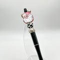 Pink Retro Santa Plastic Pen