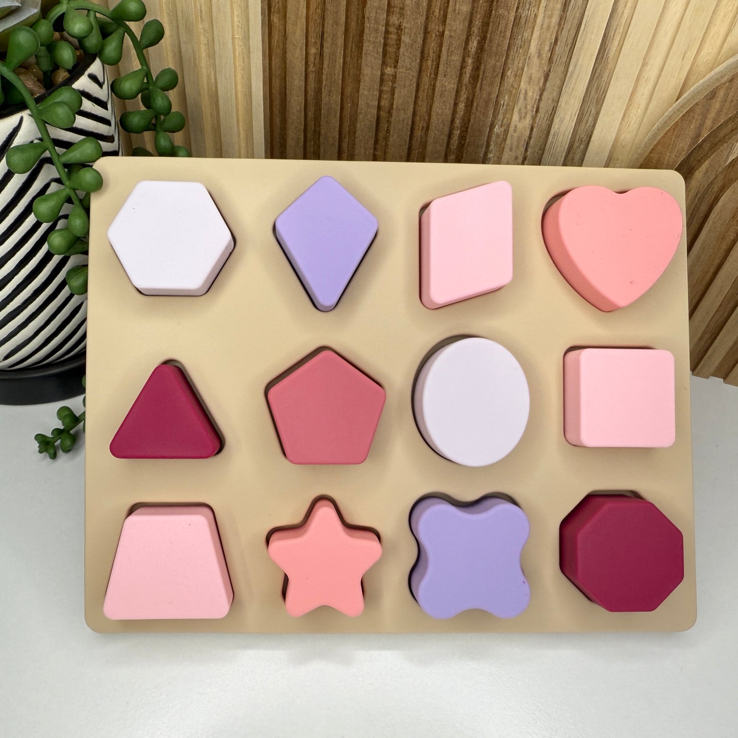 Shape Puzzle | Pink & Purple