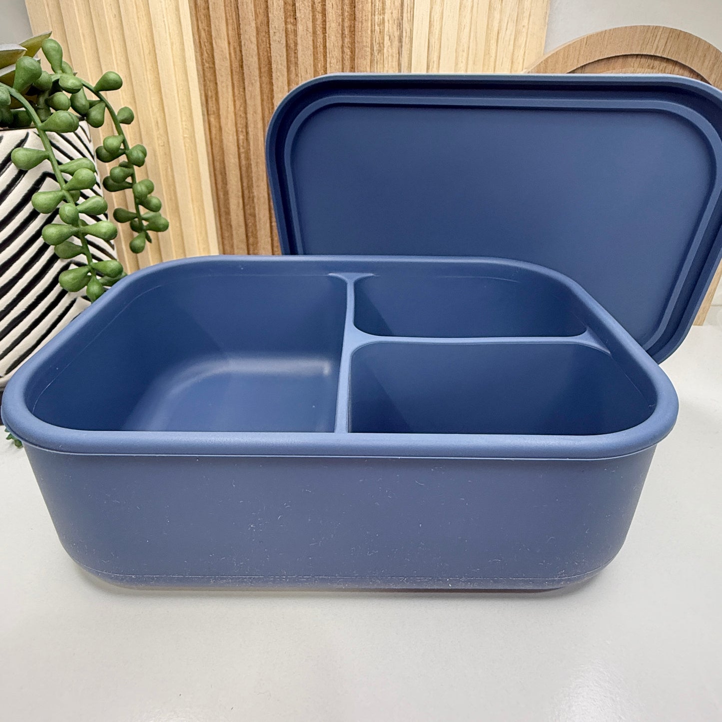 Silicone Bento Box w/Lid | Navy