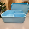 Silicone Bento Box w/Lid | Baby Blue
