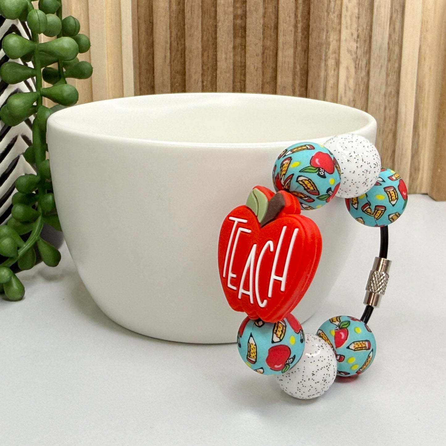 Red Apple Cup Charm