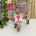 Mind Your Own Uterus Keychain Bar