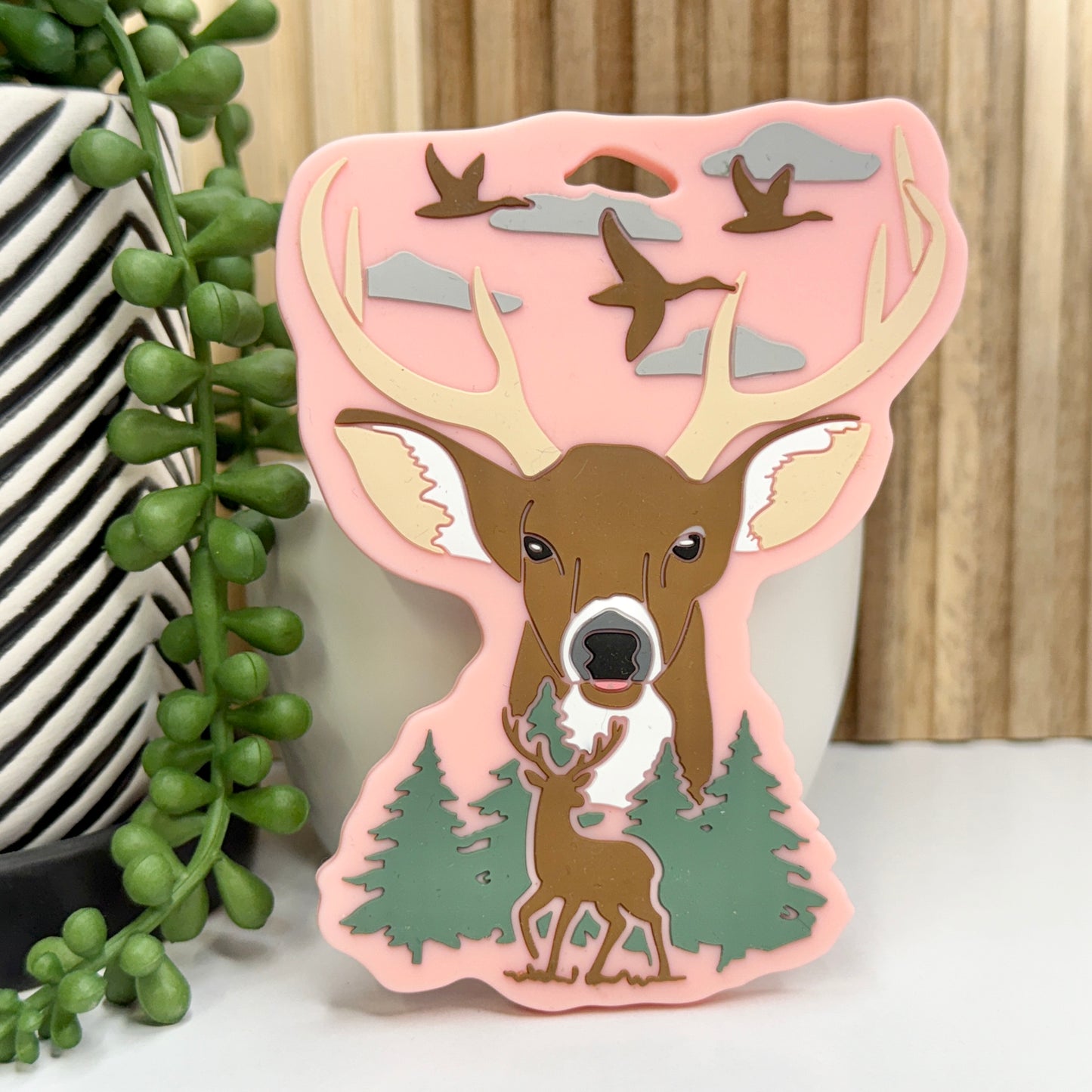 Pink Buck Teether