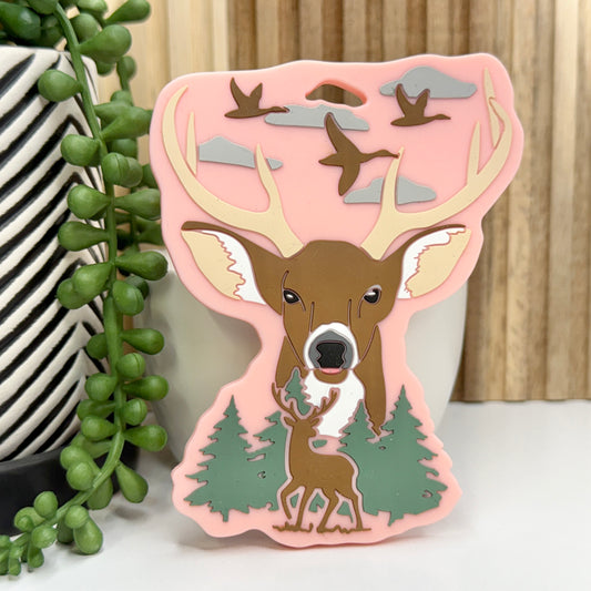 Pink Buck Teether