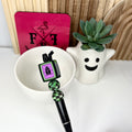 Beetle Checkered Juicebox Plastic Pen