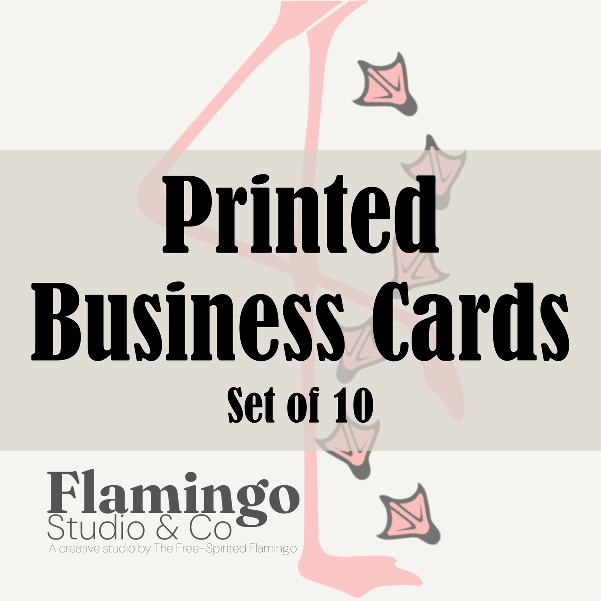 Printed Business Cards (Set of 10)