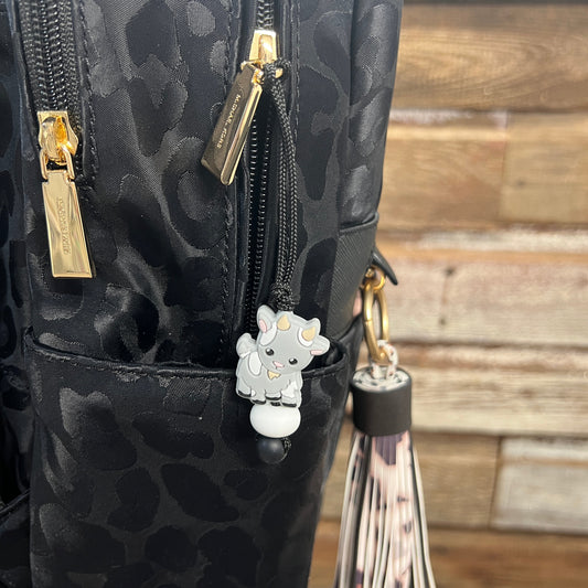 Goat Zipper Charm