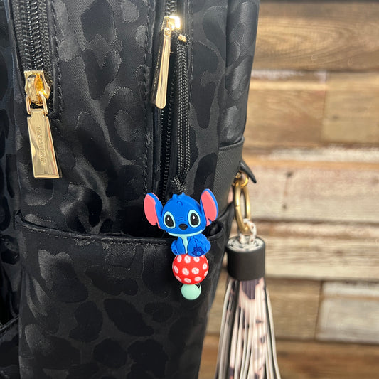 Alien Zipper Charm