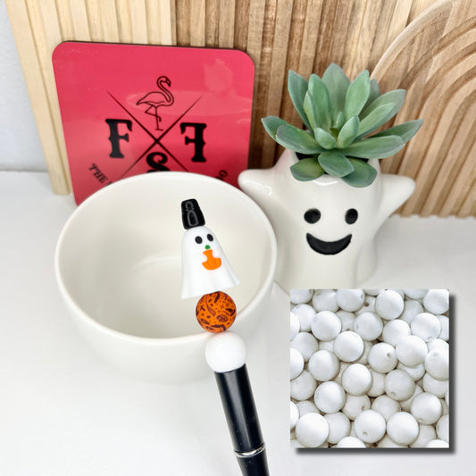 Ghost w/Pumpkin Plastic Pen