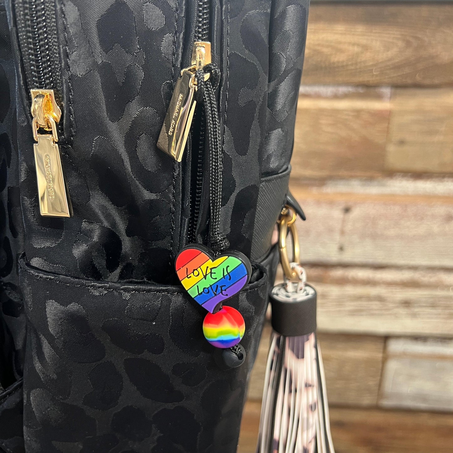 Love Is Love Zipper Charm