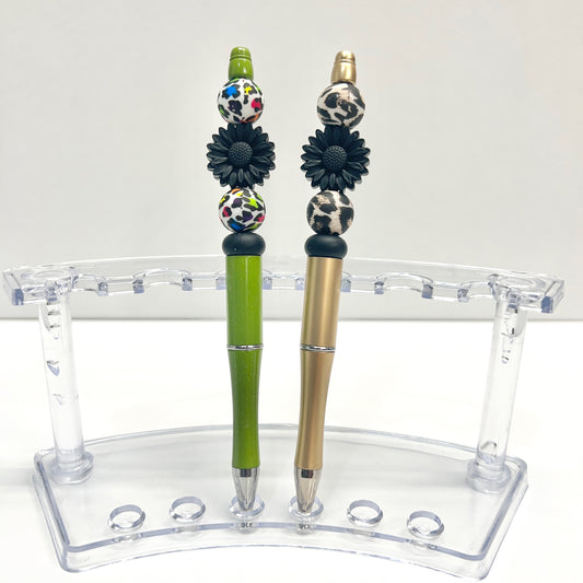 Leopard Sunflower Plastic Pen