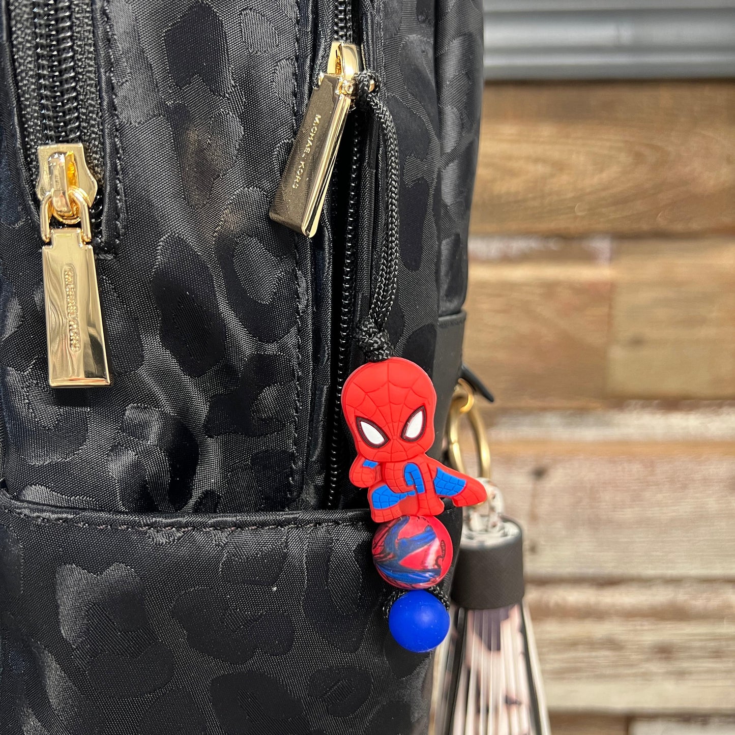 Spider Guy Zipper Charm