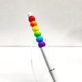 White Metal Rainbow Pen