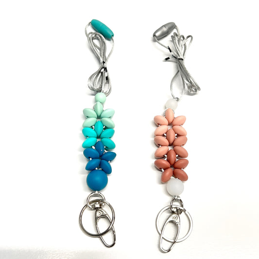 Ombre Flower Lanyard