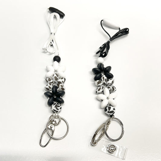 Cow Flower Lanyard