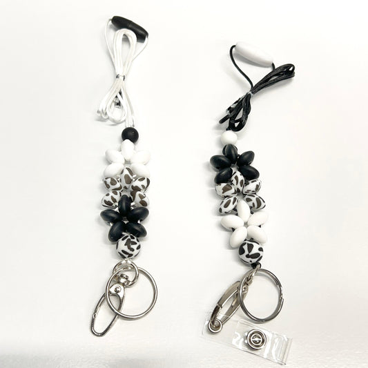 Cow Flower Lanyard