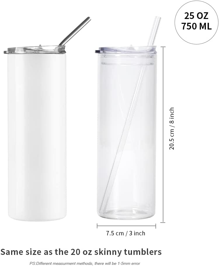 25 oz Glass Tumbler