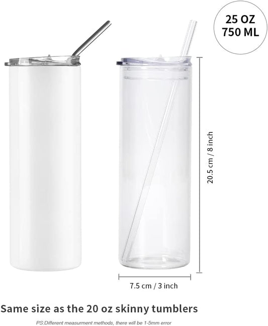 25 oz Glass Tumbler