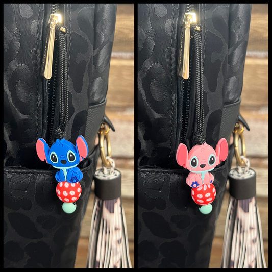 Alien Zipper Charm