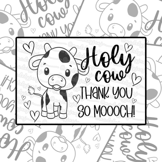 Holy Cow - Thermal Label Design