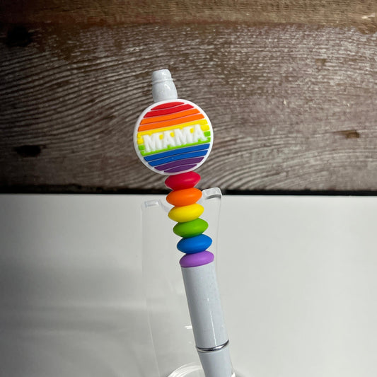 Rainbow MAMA Glitter Pen