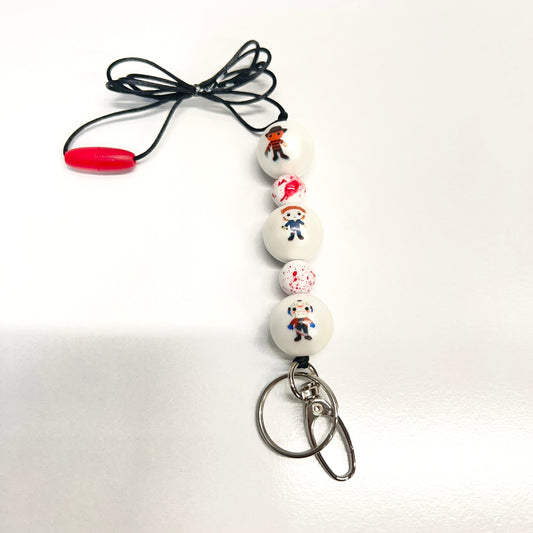 Horror, Blood Spatter Lanyard