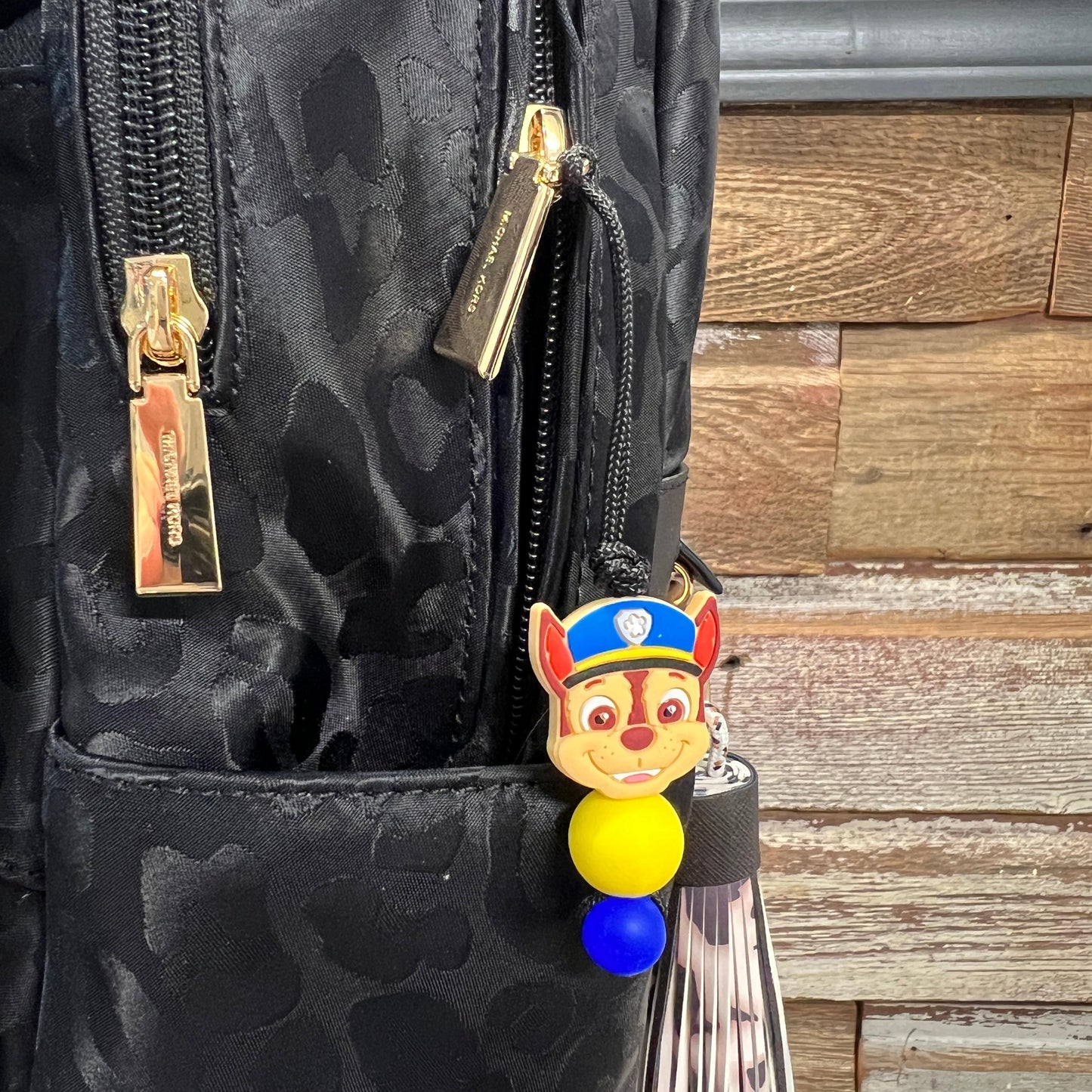 Police Dog Zipper Charm