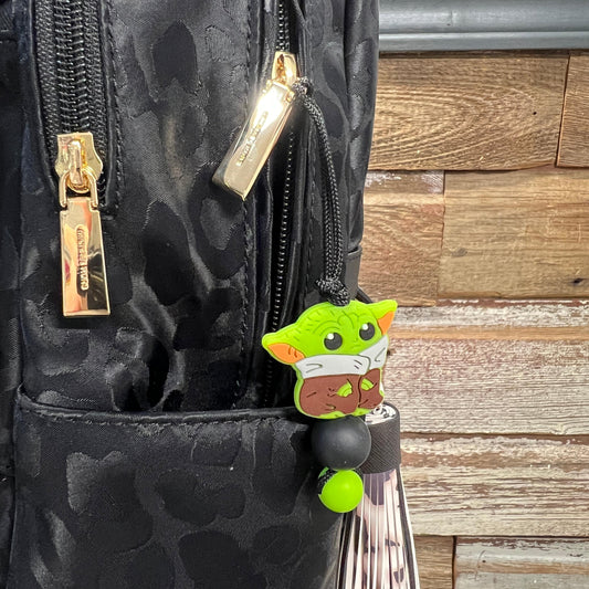 Baby Green Guy Zipper Charm